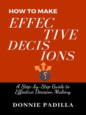 cover image of How to Make Effective Decisions